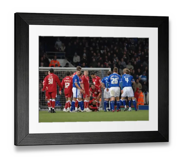 Framed Print : Clash of Titans: Ipswich Town vs. Bristol City (Season 08-09) Framed Print : Clash of Titans: Ipswich Town vs. Bristol City (Season 08-09)