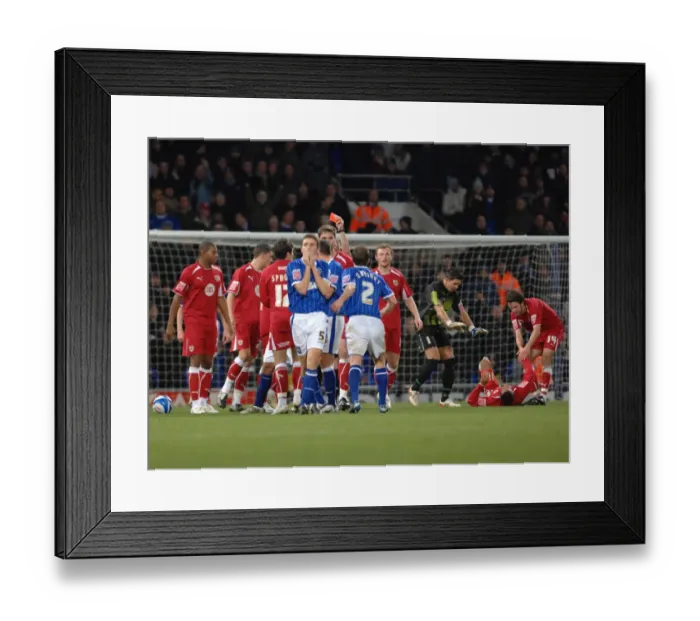 Framed Print : Clash of Titans: Ipswich Town vs. Bristol City (Season 08-09)