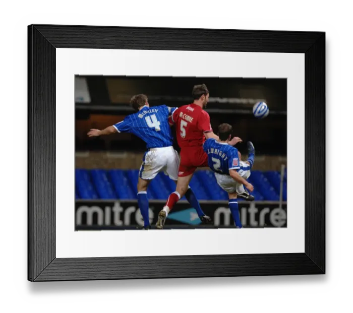 Framed Print : A Football Showdown: Bristol City vs Ipswich Town - Season 08-09