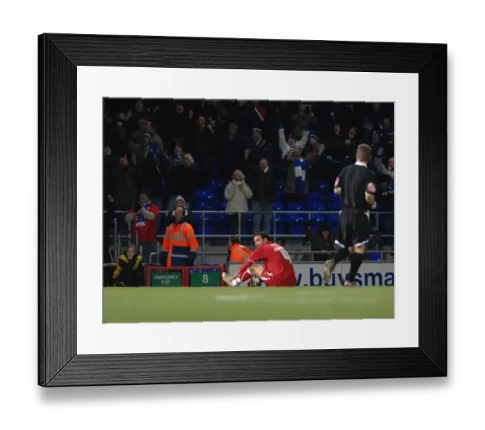 Framed Print : Clash of Titans: Ipswich Town vs. Bristol City (Season 08-09)