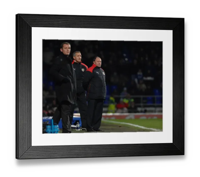 Framed Print : Giant Showdown: Bristol City vs. Ipswich Town (Season 08-09) - A Football Rivalry Unfolds: The Epic Battle Between Bristol City First Team and Ipswich Town