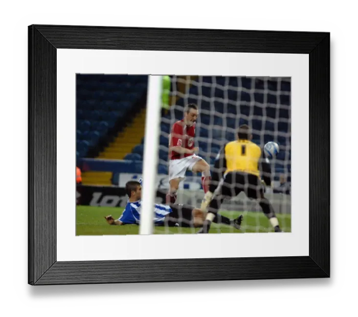 Framed Print : Gavin Williams sees his shot blocked