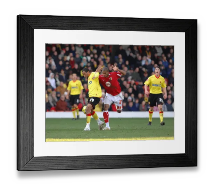 Framed Print : Bristol City vs. Watford: A Football Rivalry from the 08-09 Season Framed Print : Bristol City vs. Watford: A Football Rivalry from the 08-09 Season