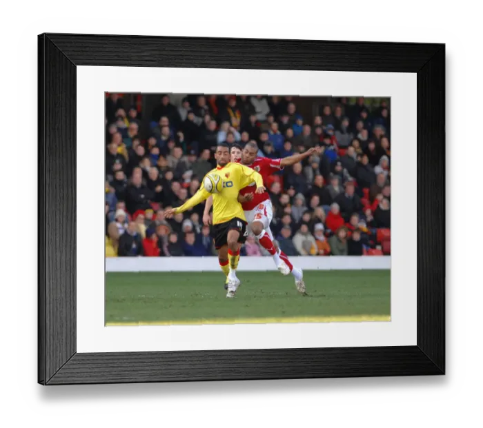 Framed Print : A Football Rivalry: Bristol City vs. Watford - Season 08-09