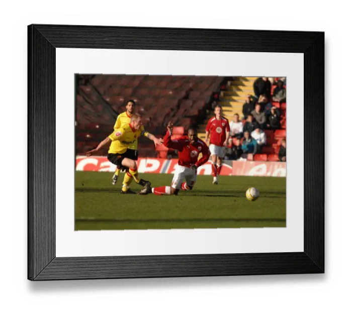 Framed Print : Watford vs. Bristol City: A Football Rivalry - Season 08-09 Framed Print : Watford vs. Bristol City: A Football Rivalry - Season 08-09
