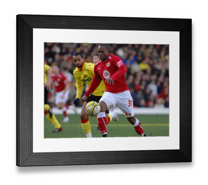 Framed Print : Bristol City First Team: Season 08-09: Watford V Bristol City Framed Print : Bristol City First Team: Season 08-09: Watford V Bristol City