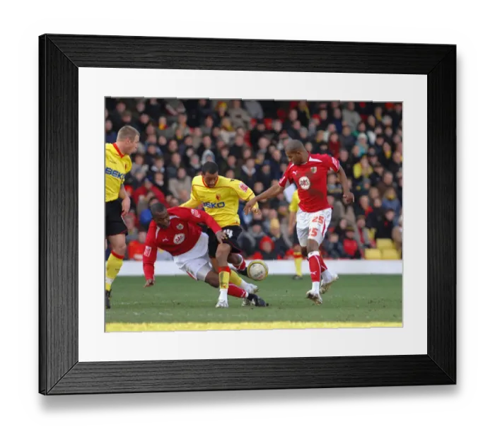 Framed Print : Bristol City vs. Watford: A Football Rivalry - Season 08-09 Framed Print : Bristol City vs. Watford: A Football Rivalry - Season 08-09