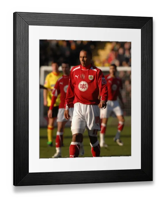 Framed Print : Watford vs. Bristol City: A Football Rivalry - Season 08-09