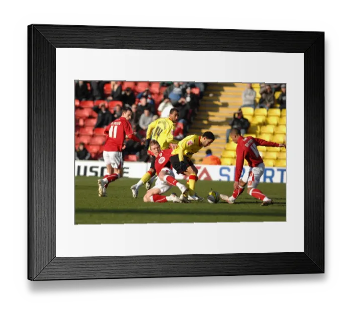 Framed Print : Bristol City vs. Watford: A Football Rivalry - 08-09 Season Framed Print : Bristol City vs. Watford: A Football Rivalry - 08-09 Season