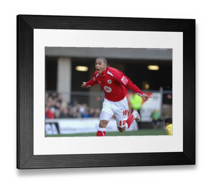 Framed Print : Watford vs. Bristol City: A Football Rivalry from the 08-09 Season