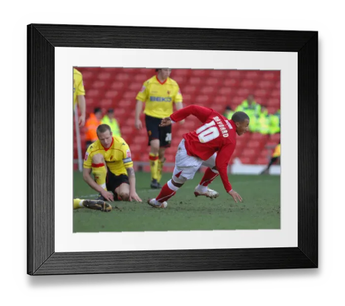 Framed Print : Watford vs. Bristol City: A Football Rivalry - Season 08-09 Framed Print : Watford vs. Bristol City: A Football Rivalry - Season 08-09