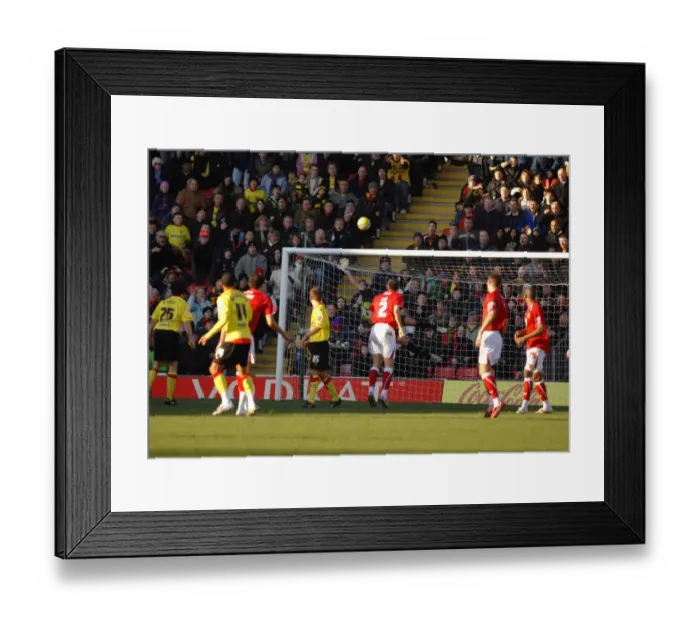 Framed Print : Watford vs. Bristol City: A Football Rivalry - Season 08-09 Framed Print : Watford vs. Bristol City: A Football Rivalry - Season 08-09