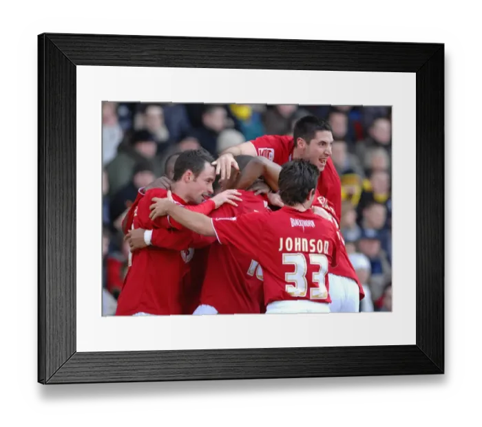 Framed Print : Watford vs. Bristol City: A Football Rivalry - Season 08-09 Framed Print : Watford vs. Bristol City: A Football Rivalry - Season 08-09