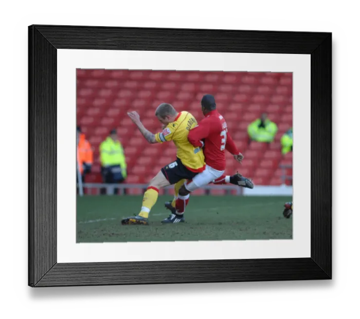 Framed Print : Watford vs. Bristol City: A Football Rivalry - Season 08-09 Framed Print : Watford vs. Bristol City: A Football Rivalry - Season 08-09