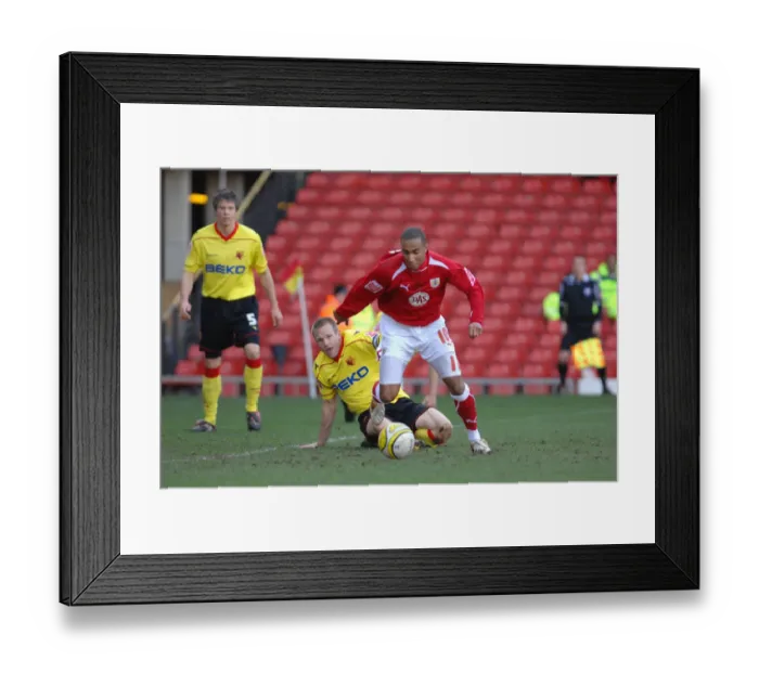 Framed Print : Watford vs. Bristol City: A Football Rivalry - Season 08-09 Framed Print : Watford vs. Bristol City: A Football Rivalry - Season 08-09