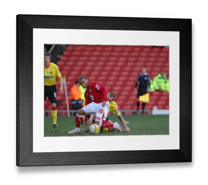 Framed Print : Watford vs. Bristol City: A Football Rivalry - Season 08-09