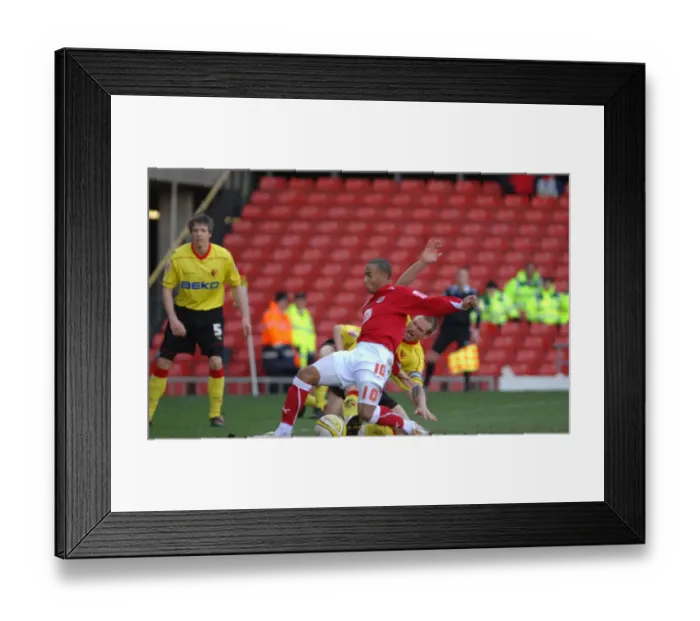 Framed Print : Watford vs. Bristol City: A Football Rivalry - Season 08-09