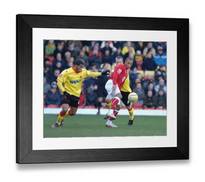 Framed Print : Watford vs. Bristol City: A Football Rivalry - Season 08-09