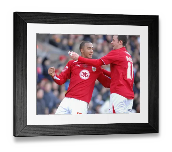 Framed Print : Bristol City vs. Watford: A Football Rivalry - Season 08-09