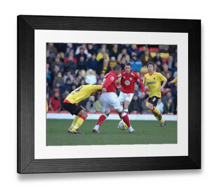 Framed Print : Championship Showdown: Watford vs. Bristol City (08-09) - A Football Rivalry Framed Print : Championship Showdown: Watford vs. Bristol City (08-09) - A Football Rivalry