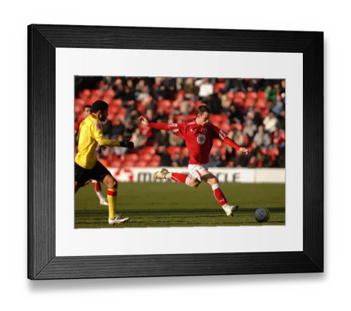 Framed Print : Watford vs. Bristol City: A Football Rivalry - Season 08-09 Framed Print : Watford vs. Bristol City: A Football Rivalry - Season 08-09