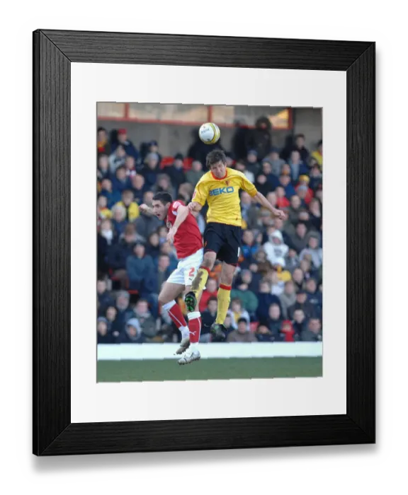 Framed Print : Watford vs. Bristol City: A Football Rivalry - Season 08-09 Framed Print : Watford vs. Bristol City: A Football Rivalry - Season 08-09