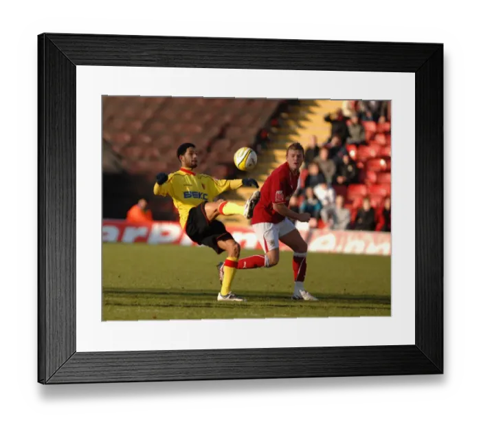 Framed Print : Watford vs. Bristol City: A Football Rivalry - Season 08-09 Framed Print : Watford vs. Bristol City: A Football Rivalry - Season 08-09