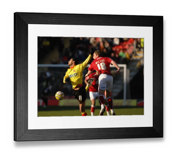 Framed Print : Watford vs. Bristol City: A Football Rivalry - Season 08-09 Framed Print : Watford vs. Bristol City: A Football Rivalry - Season 08-09