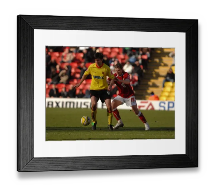 Framed Print : Bristol City First Team: Season 08-09: Watford V Bristol City Framed Print : Bristol City First Team: Season 08-09: Watford V Bristol City