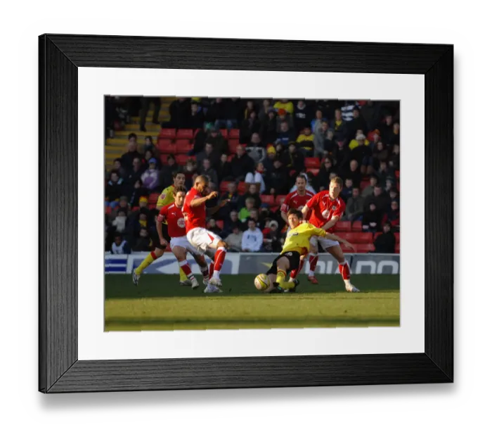 Framed Print : Bristol City vs. Watford: A Football Rivalry - Season 08-09 Framed Print : Bristol City vs. Watford: A Football Rivalry - Season 08-09