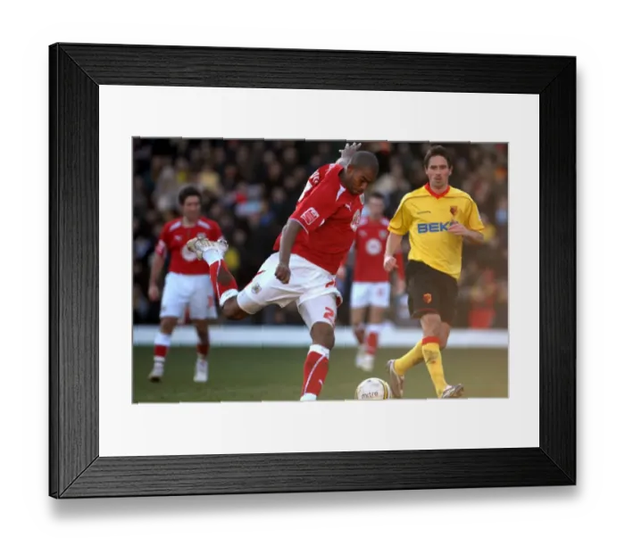 Framed Print : Watford vs. Bristol City: A Football Rivalry - Season 08-09 Framed Print : Watford vs. Bristol City: A Football Rivalry - Season 08-09