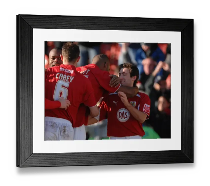 Framed Print : Watford vs. Bristol City: A Football Rivalry - Season 08-09