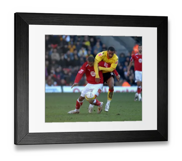 Framed Print : Bristol City vs. Watford: A Football Rivalry - Season 08-09 Framed Print : Bristol City vs. Watford: A Football Rivalry - Season 08-09