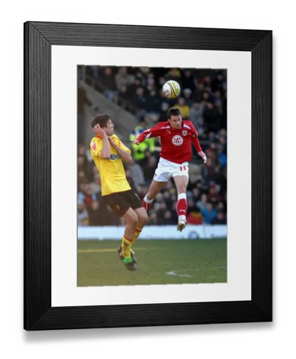 Framed Print : Championship Showdown: Watford vs. Bristol City (08-09) Framed Print : Championship Showdown: Watford vs. Bristol City (08-09)