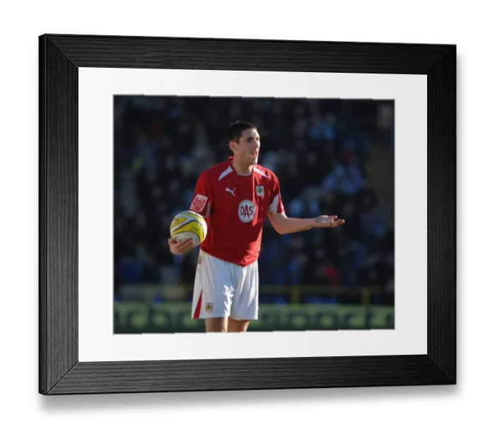 Framed Print : A Football Rivalry: Bristol City vs. Watford - 08-09 Season