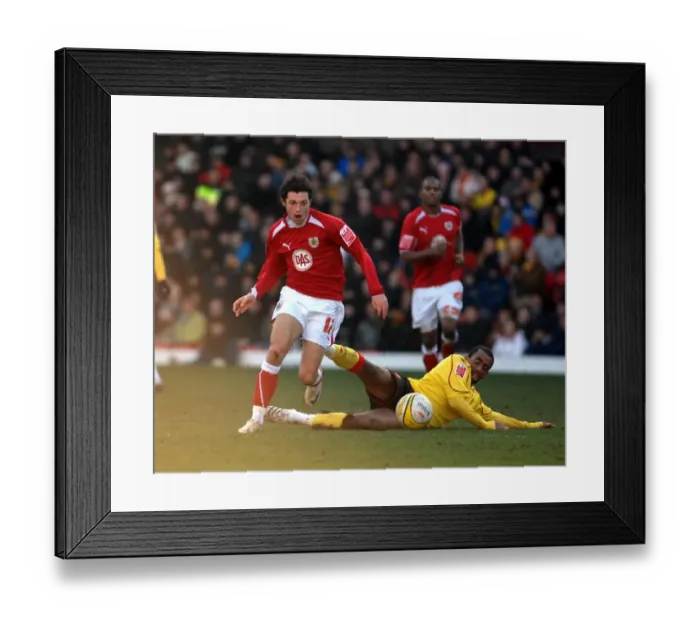 Framed Print : Bristol City vs. Watford: A Championship Showdown from the 2008-2009 Season Framed Print : Bristol City vs. Watford: A Championship Showdown from the 2008-2009 Season