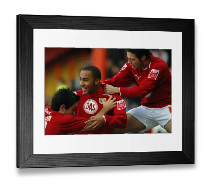 Framed Print : Bristol City vs. Crystal Palace: A Football Rivalry - 08-09 Season