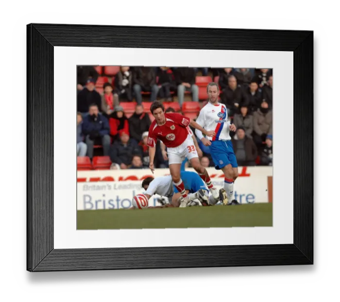 Framed Print : Bristol City vs. Crystal Palace: A Football Rivalry - Season 08-09