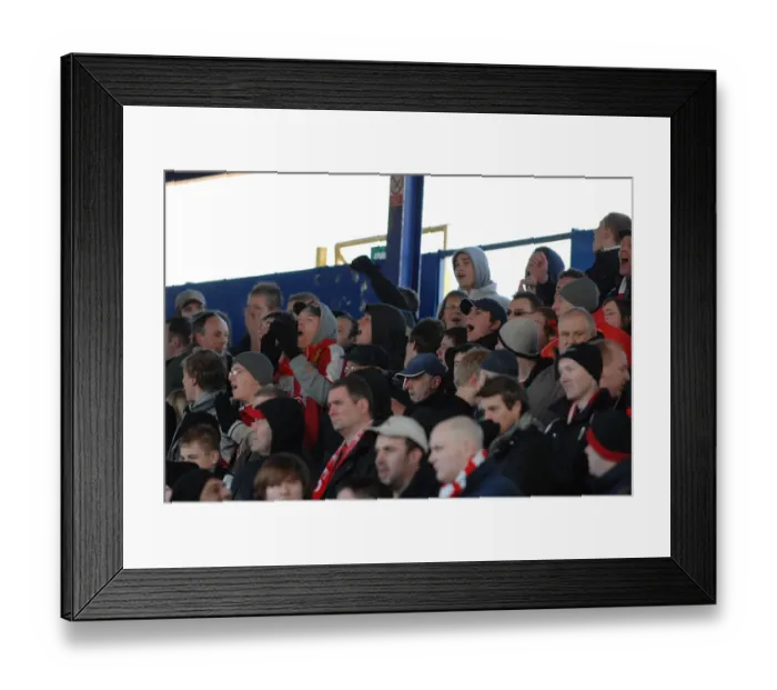 Framed Print : FA Cup Showdown: Portsmouth vs. Bristol City, Season 08-09