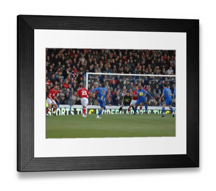 Framed Print : FA Cup Showdown: Portsmouth vs. Bristol City, Season 08-09