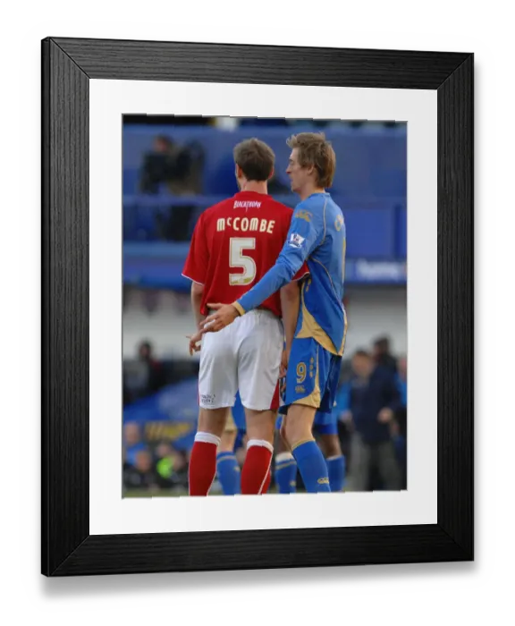 Framed Print : FA Cup Showdown: Portsmouth vs. Bristol City, Season 08-09