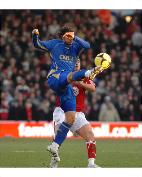 Niko Kranjcar flicks the ball over Bradley