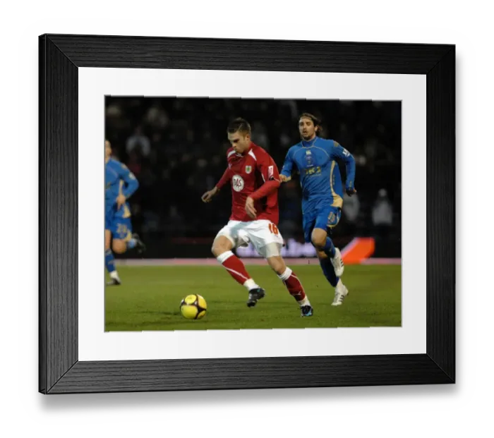 Framed Print : Peter Styvar is chased by Niko krenjcar
