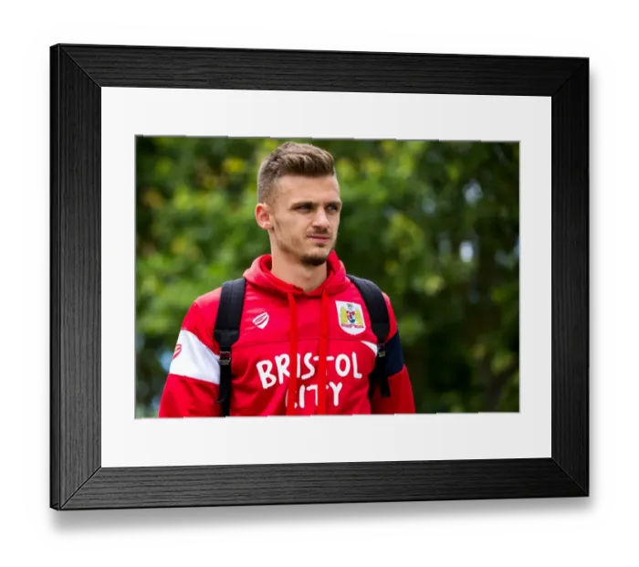 Framed Print : Bristol City's Jamie Paterson in Pre-season Action Against Guernsey FC, 2017 Framed Print : Bristol City's Jamie Paterson in Pre-season Action Against Guernsey FC, 2017