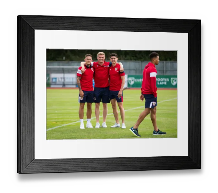 Framed Print : Bristol City FC: Josh Brownhill, Taylor Moore, and Callum O'Dowda Pre-Season Friendly against Guernsey FC, 2017 Framed Print : Bristol City FC: Josh Brownhill, Taylor Moore, and Callum O'Dowda Pre-Season Friendly against Guernsey FC, 2017