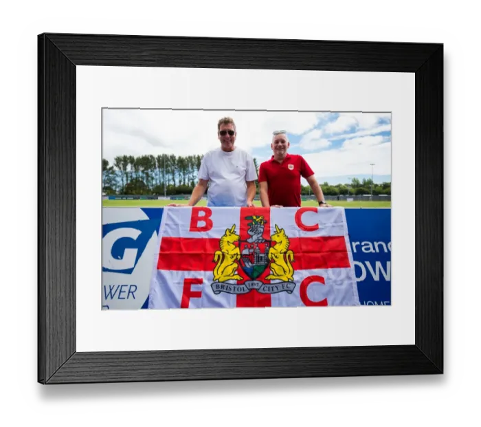 Framed Print : Bristol City FC: Pre-Season Friendly against Guernsey FC, July 2017