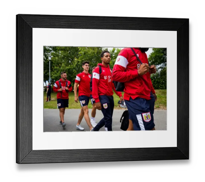 Framed Print : Bristol City FC: Korey Smith and Callum O'Dowda in Pre-season Action against Guernsey FC, 2017 Framed Print : Bristol City FC: Korey Smith and Callum O'Dowda in Pre-season Action against Guernsey FC, 2017