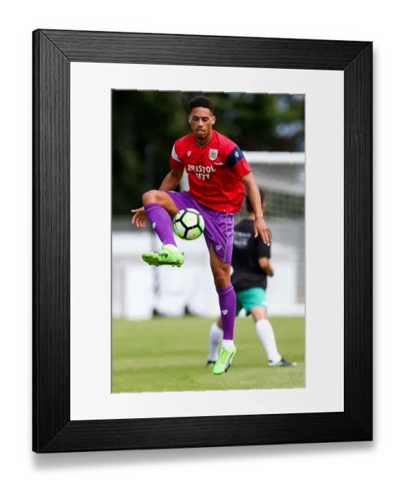 Framed Print : Bristol City Players Warm Up Ahead of Guernsey Friendly, 2017 Framed Print : Bristol City Players Warm Up Ahead of Guernsey Friendly, 2017