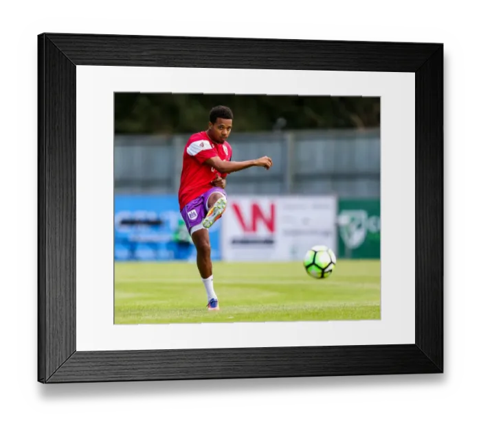 Framed Print : Bristol City FC: Korey Smith Warming Up Ahead of Guernsey Pre-season Friendly Framed Print : Bristol City FC: Korey Smith Warming Up Ahead of Guernsey Pre-season Friendly