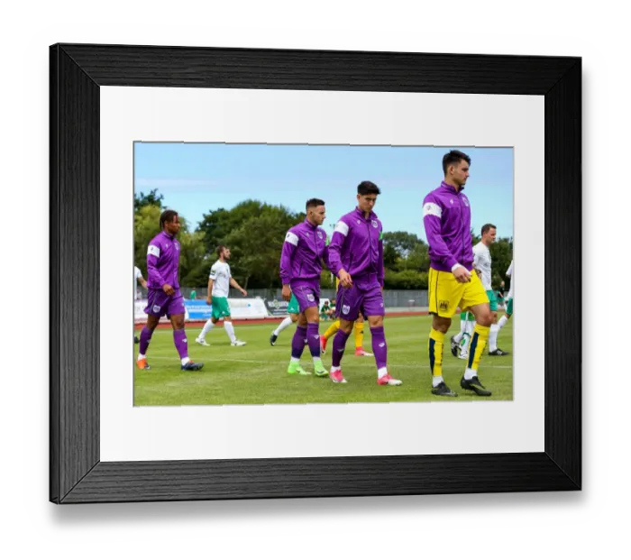 Framed Print : Bristol City FC: O'Dowda and Brownhill in Action against Guernsey FC (Pre-season Friendly, July 2017)
